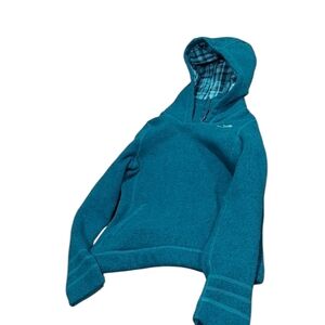 North face green sweatshirt size s